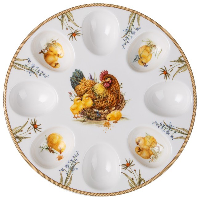 Блюдо для 8 яиц lefard "sunday" 22 см Lefard (85-2097)