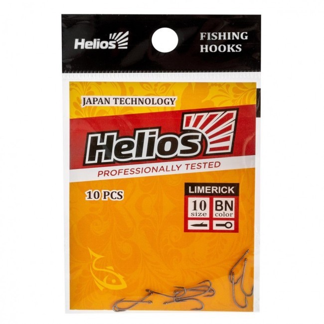 Крючок Helios Limerick с кольцом №10 цвет BN (10 шт) HS-LIM-BN-9980-10 (78287) Крючок Helios Limerick с кольцом №10 цвет BN (10 шт) HS-LIM-BN-9980-10 (78287)
