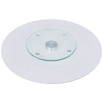 Тортовница вращающаяся "снегири" 32*2,5 см Agness (357-259)