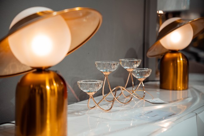 Подсвечник 45*9*15см цвет золото (TT-00001968)