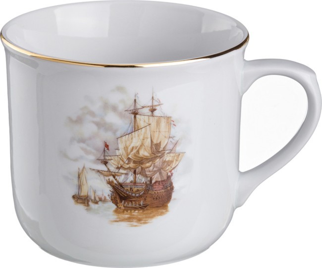 Кружка "корабли" 600 мл. высота=10 см. DUBI (606-737) Кружка "корабли" 600 мл. высота=10 см. DUBI (606-737)