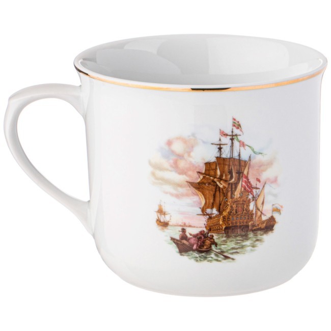 Кружка "корабли" 600 мл. высота=10 см. DUBI (606-737) Кружка "корабли" 600 мл. высота=10 см. DUBI (606-737)