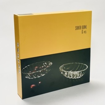 Набор салатников SANTA из 6 шт. емк 220 мл стекло (7151)