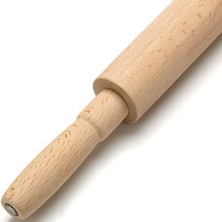 Скалка буковая большая с крут/руч(х24)(40) (40-33)