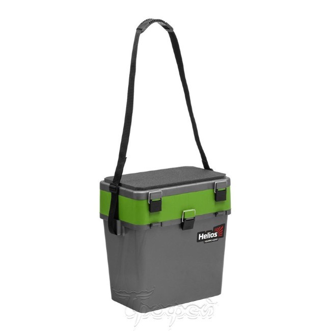 Ящик рыболовный зимний Helios двухсекционный 19л серый/салатовый (HS-IB-19-GG) (70121) Ящик рыболовный зимний Helios двухсекционный 19л серый/салатовый (HS-IB-19-GG) (70121)