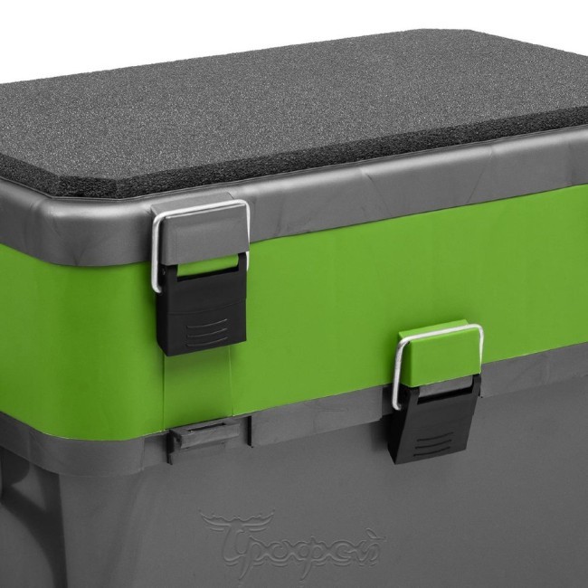 Ящик рыболовный зимний Helios двухсекционный 19л серый/салатовый (HS-IB-19-GG) (70121) Ящик рыболовный зимний Helios двухсекционный 19л серый/салатовый (HS-IB-19-GG) (70121)