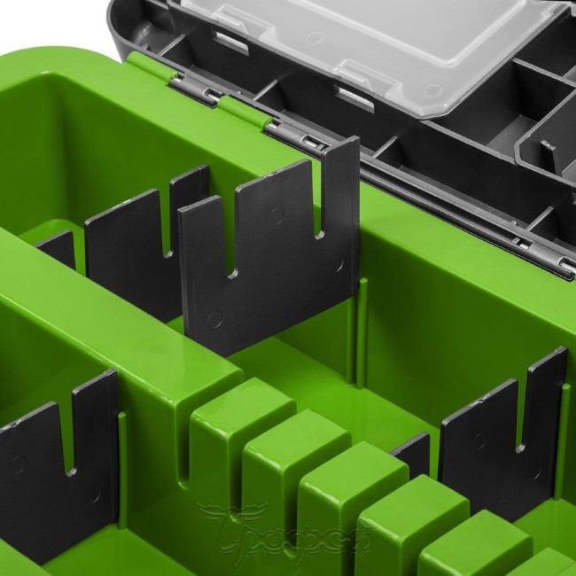 Ящик рыболовный зимний Helios двухсекционный 19л серый/салатовый (HS-IB-19-GG) (70121) Ящик рыболовный зимний Helios двухсекционный 19л серый/салатовый (HS-IB-19-GG) (70121)