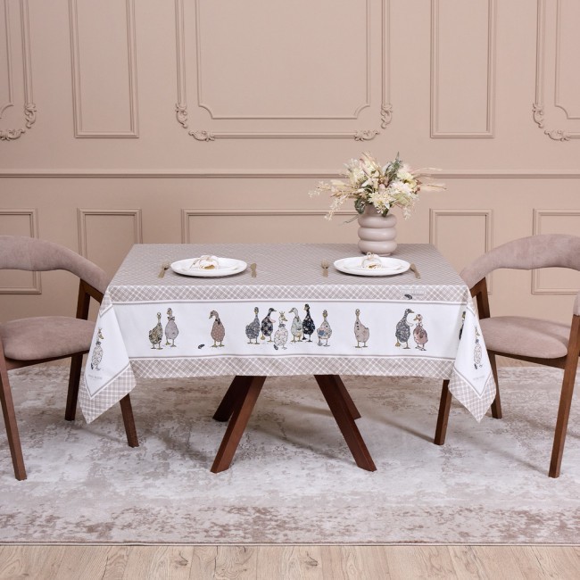 Скатерть "family farm" 140х180см ,100% хлопок, клетка ,твил, пропитка Lefard (850-748-2) Скатерть "family farm" 140х180см ,100% хлопок, клетка ,твил, пропитка Lefard (850-748-2)