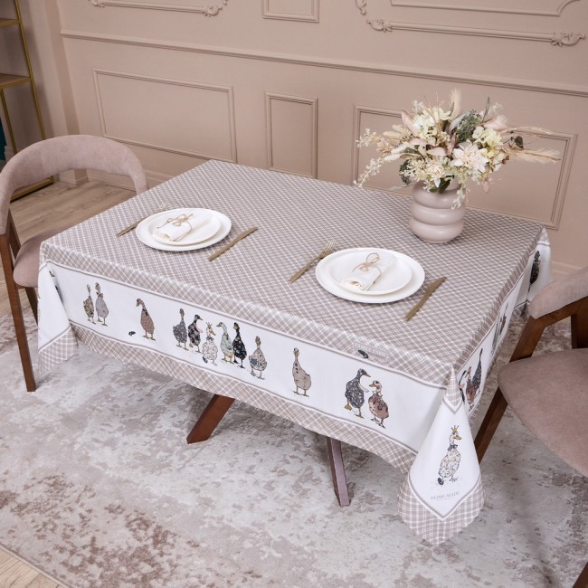 Скатерть "family farm" 140х180см ,100% хлопок, клетка ,твил, пропитка Lefard (850-748-2) Скатерть "family farm" 140х180см ,100% хлопок, клетка ,твил, пропитка Lefard (850-748-2)