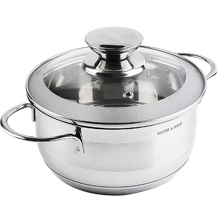 Кастрюля с крышкой 1,4 л 16см нерж/ст Mayer&Boch (30972)