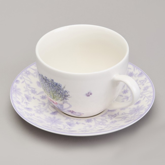 Чайная пара 280 мл лавандовая весна Lefard (87-306)