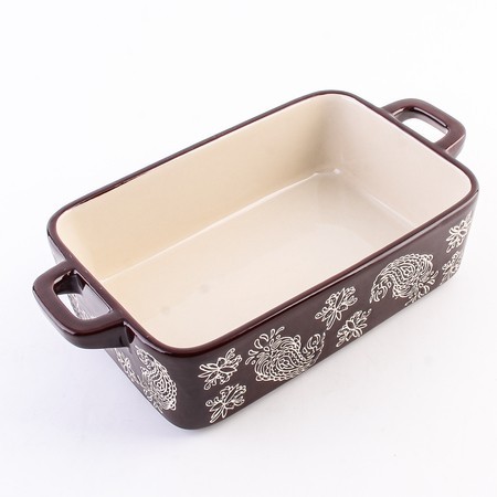 Кастрюля с крышкой 850 мл керамика LR (60370)