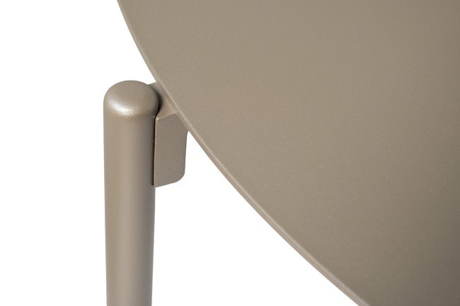 Стол журнальный уличн."Амбиансе"(L) шампань d100*28см (TT-00010714)