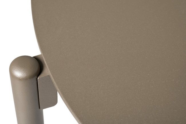 Стол журнальный уличн."Амбиансе"(L) шампань d100*28см (TT-00010714)