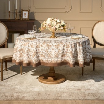 Скатерть овальная "rich garden" 160х220 см ,белый, 100% хлопок, твил, с пропиткой Lefard (850-754-26) Скатерть овальная "rich garden" 160х220 см ,белый, 100% хлопок, твил, с пропиткой Lefard (850-754-26)