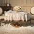 Скатерть овальная "royal garden" 160х220 см ,белый, 100% хлопок, твил, с пропиткой (850-754-26) 