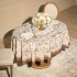 Скатерть овальная "royal garden" 160х220 см ,белый, 100% хлопок, твил, с пропиткой (850-754-26) 