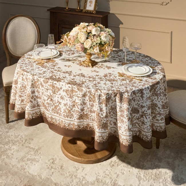 Скатерть овальная "rich garden" 160х220 см ,белый, 100% хлопок, твил, с пропиткой Lefard (850-754-26) Скатерть овальная "rich garden" 160х220 см ,белый, 100% хлопок, твил, с пропиткой Lefard (850-754-26)