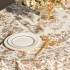 Скатерть овальная "royal garden" 160х220 см ,белый, 100% хлопок, твил, с пропиткой (850-754-26) 