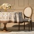 Скатерть овальная "royal garden" 160х220 см ,белый, 100% хлопок, твил, с пропиткой (850-754-26) 