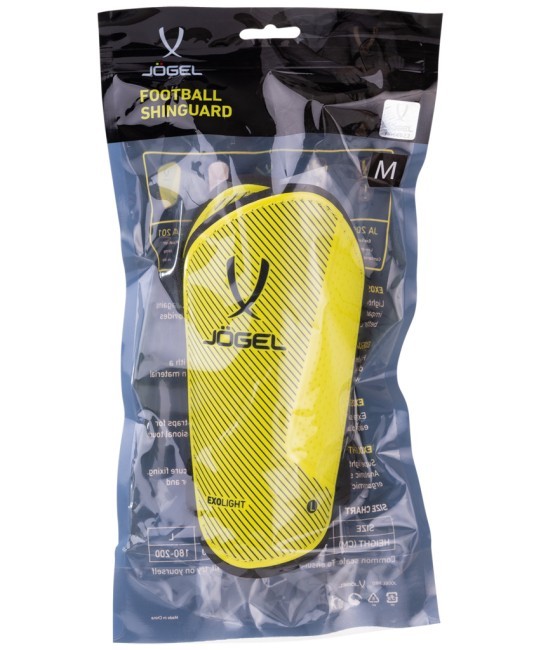 Щитки футбольные JÖGEL JA-201, желтый (556079) Щитки футбольные JÖGEL JA-201, желтый (556079)