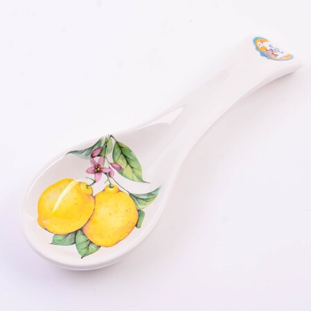 Подставка под ложку 22,3см Лимонный праздник доломит LR (60161) Подставка под ложку 22,3см Лимонный праздник доломит LR (60161)