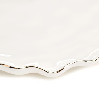 Блюдо овальное lefard "charm" 30,5*21*3 см (с золотой линией) Lefard (779-364)