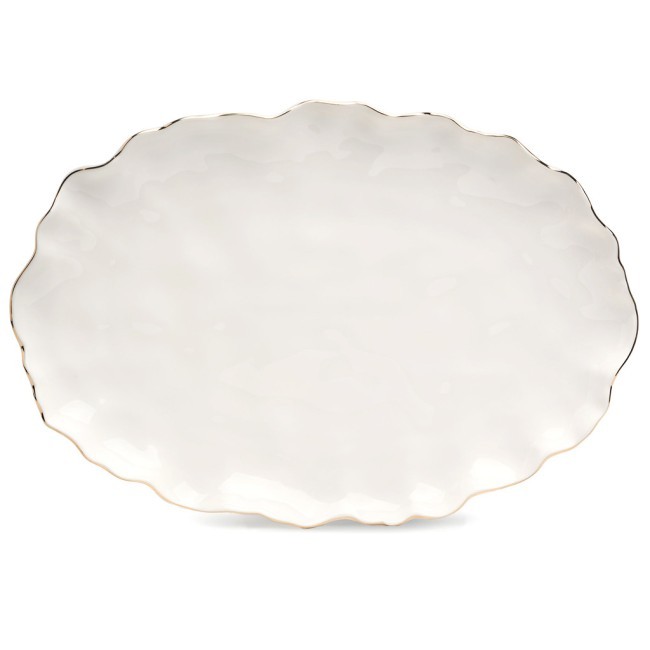 Блюдо овальное lefard "charm" 30,5*21*3 см (с золотой линией) Lefard (779-364)