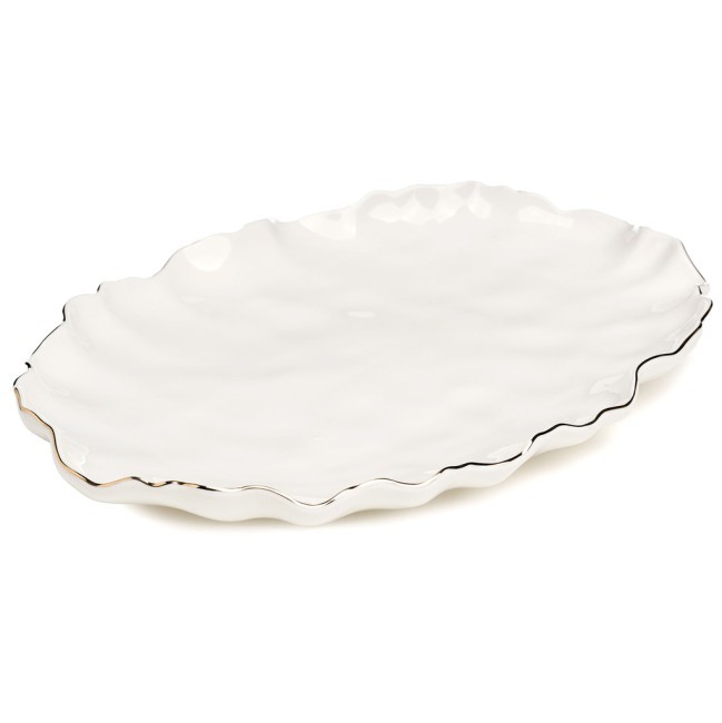 Блюдо овальное lefard "charm" 30,5*21*3 см (с золотой линией) Lefard (779-364)