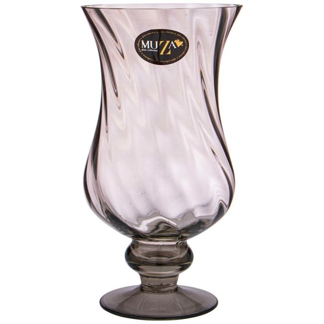 Ваза "elegia smoky" высота 27 см Muza (380-814)