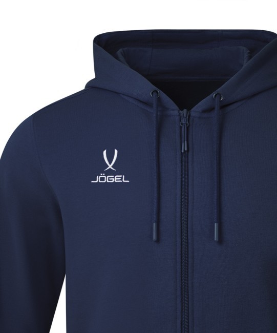 Худи на молнии JOGEL ESSENTIAL Cotton FZ Hoodie, темно-синий (2121892)