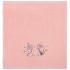 Салфетка махровая "сладкая парочка" 35х35см, 100% хлопок, розовый, вышивка SANTALINO (850-600-55)