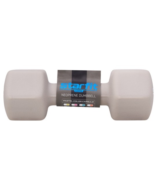 Гантель неопреновая STARFIT DB-201 5 кг, тепло-серый пастель (2103523) Гантель неопреновая STARFIT DB-201 5 кг, тепло-серый пастель (2103523)