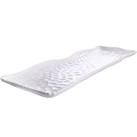 Сервировочное блюдо фарфор 48,5х16см.LR (60018) Сервировочное блюдо фарфор 48,5х16см.LR (60018)