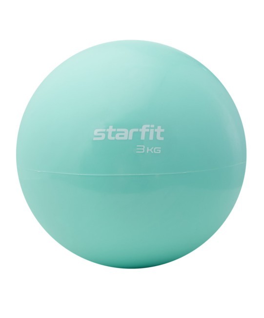 Медбол STARFIT GB-703, 3 кг, мятный (1007332)