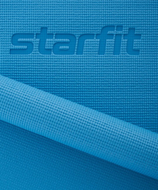 Коврик для йоги и фитнеса STARFIT FM-101, PVC, 183x61x0,6 см, синий пастель (2104796) Коврик для йоги и фитнеса STARFIT FM-101, PVC, 183x61x0,6 см, синий пастель (2104796)