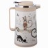 Термос со стеклянной колбой, 950 мл, крышка с клапаном, серия "парижские коты" Agness (734-207)