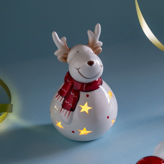 Статуэтка "олень" с led-подсветкой 9,2х9,2х15 см Lefard (146-2237) Статуэтка "олень" с led-подсветкой 9,2х9,2х15 см Lefard (146-2237)