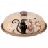 Блюдо для блинов agness "парижские коты" 23*10 см Agness (358-1728)