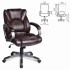 Кресло руководителя Brabix Eldorado EX-504, экокожа, коричневое 530875 (84615)