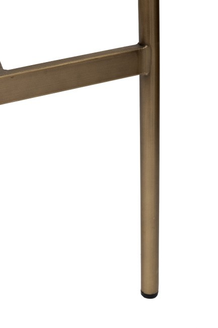 Стул барный белый+бронза 45*49*101см (TT-00013154)