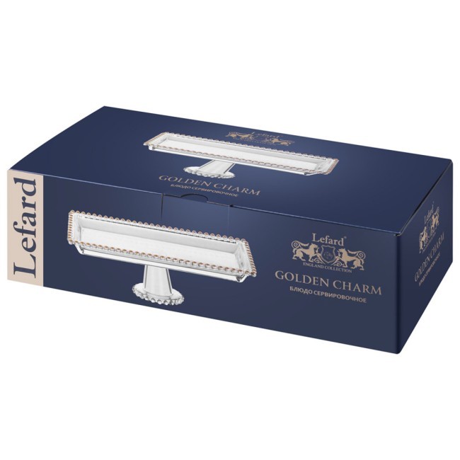 Блюдо сервировочное "golden charm" на ножке, 30*13*9,5 см Lefard (345-506) Блюдо сервировочное "golden charm" на ножке, 30*13*9,5 см Lefard (345-506)