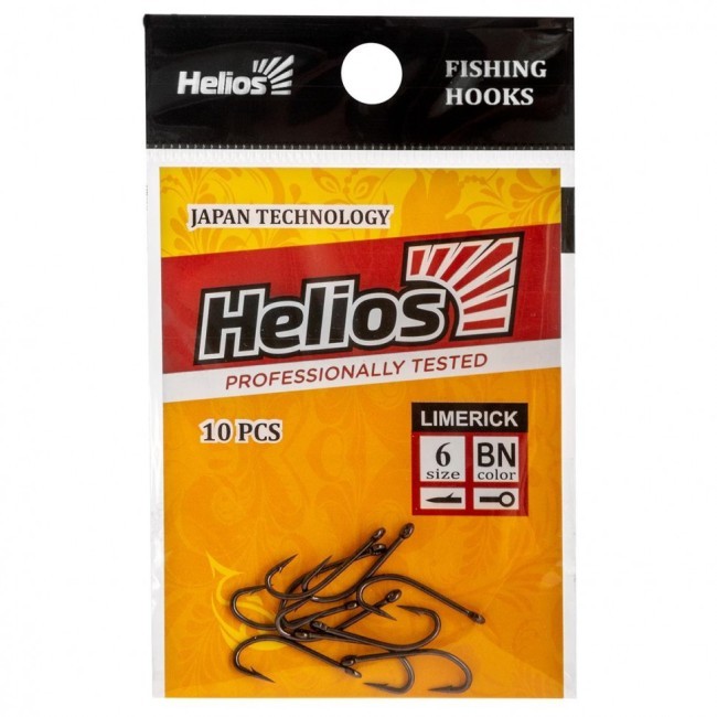 Крючок Helios Limerick с кольцом №6 цвет BN (10 шт) HS-LIM-BN-9980-6 (78290) Крючок Helios Limerick с кольцом №6 цвет BN (10 шт) HS-LIM-BN-9980-6 (78290)