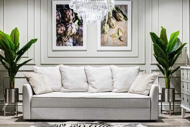 Подставка под цветы серебро d25*50cм (TT-00001832)