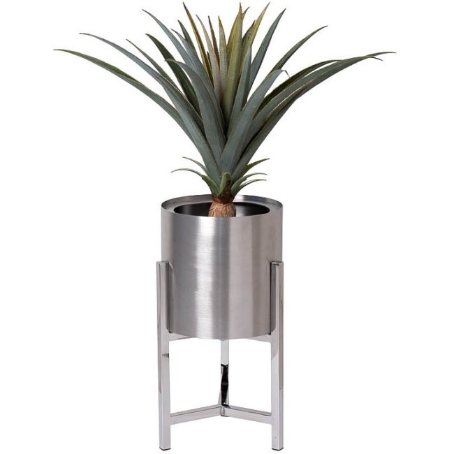 Подставка под цветы серебро d25*50cм (TT-00001832)