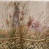 Скатерть овальная "охота" 175х300см, зеленый, 100% хлопок, твил с пропиткой Lefard (850-769-42)