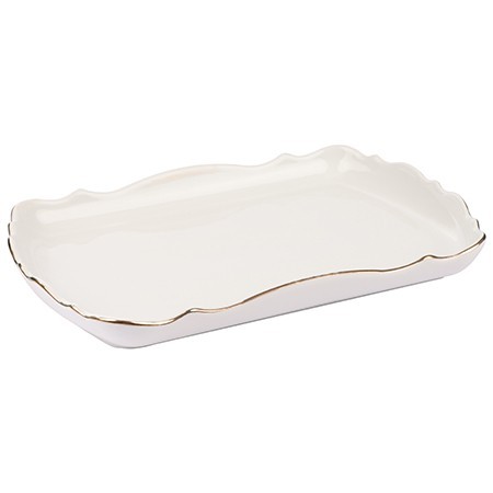 Блюдо сервировочное для подачи керамика 29,5х19,5х3,5 LR (90012-314S) Блюдо сервировочное для подачи керамика 29,5х19,5х3,5 LR (90012-314S)