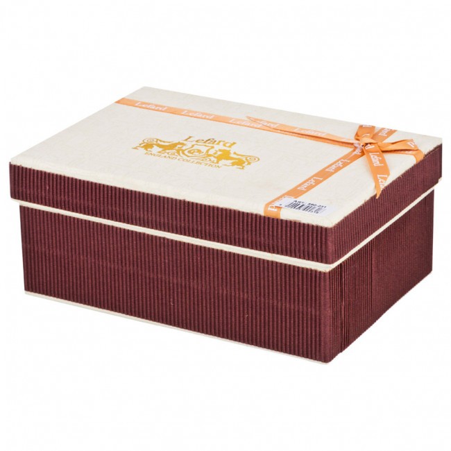 Масленка "герцогиня" 19*13см + нож для масла (кор=32шт.) Lefard (590-231)