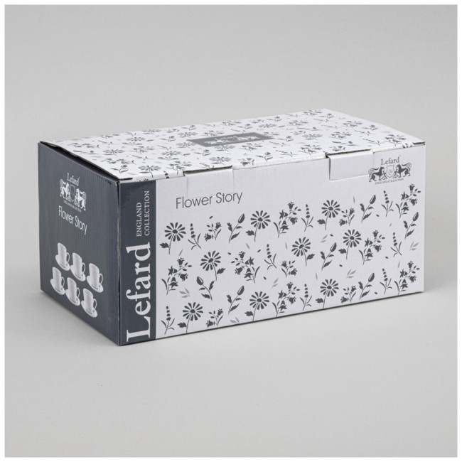 Чайный набор lefard "flowers story" на 6 пер. 12 пр. 220 мл Lefard (474-254) Чайный набор lefard "flowers story" на 6 пер. 12 пр. 220 мл Lefard (474-254)