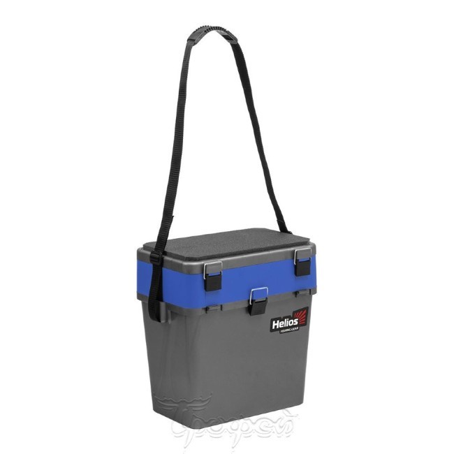 Ящик рыболовный зимний Helios двухсекционный 19л серый/синий (HS-IB-19-GB) (70122) Ящик рыболовный зимний Helios двухсекционный 19л серый/синий (HS-IB-19-GB) (70122)